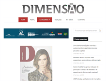 Tablet Screenshot of dimensaorevista.com.br